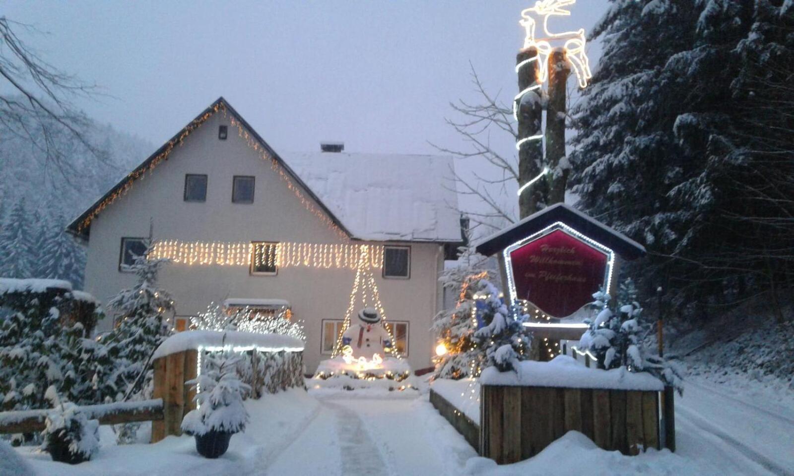 Waldpension Pfeiferhaus วาร์เมนชไตนาค ภายนอก รูปภาพ